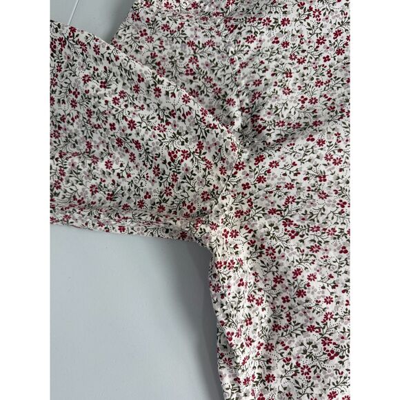 J Crew Men's Slim Button Down Shirt Secret Wash Shirting L/S Floral Print Size L - Picture 4 of 12